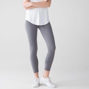 High Waisted Light Grey Lululemon Leggings